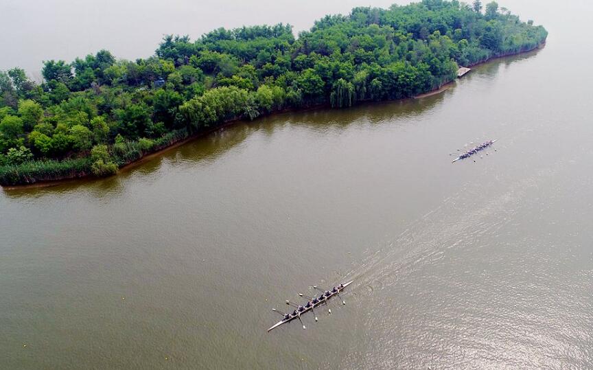 航拍生態(tài)浐灞 “綠色動(dòng)能”助建“美麗陜西”